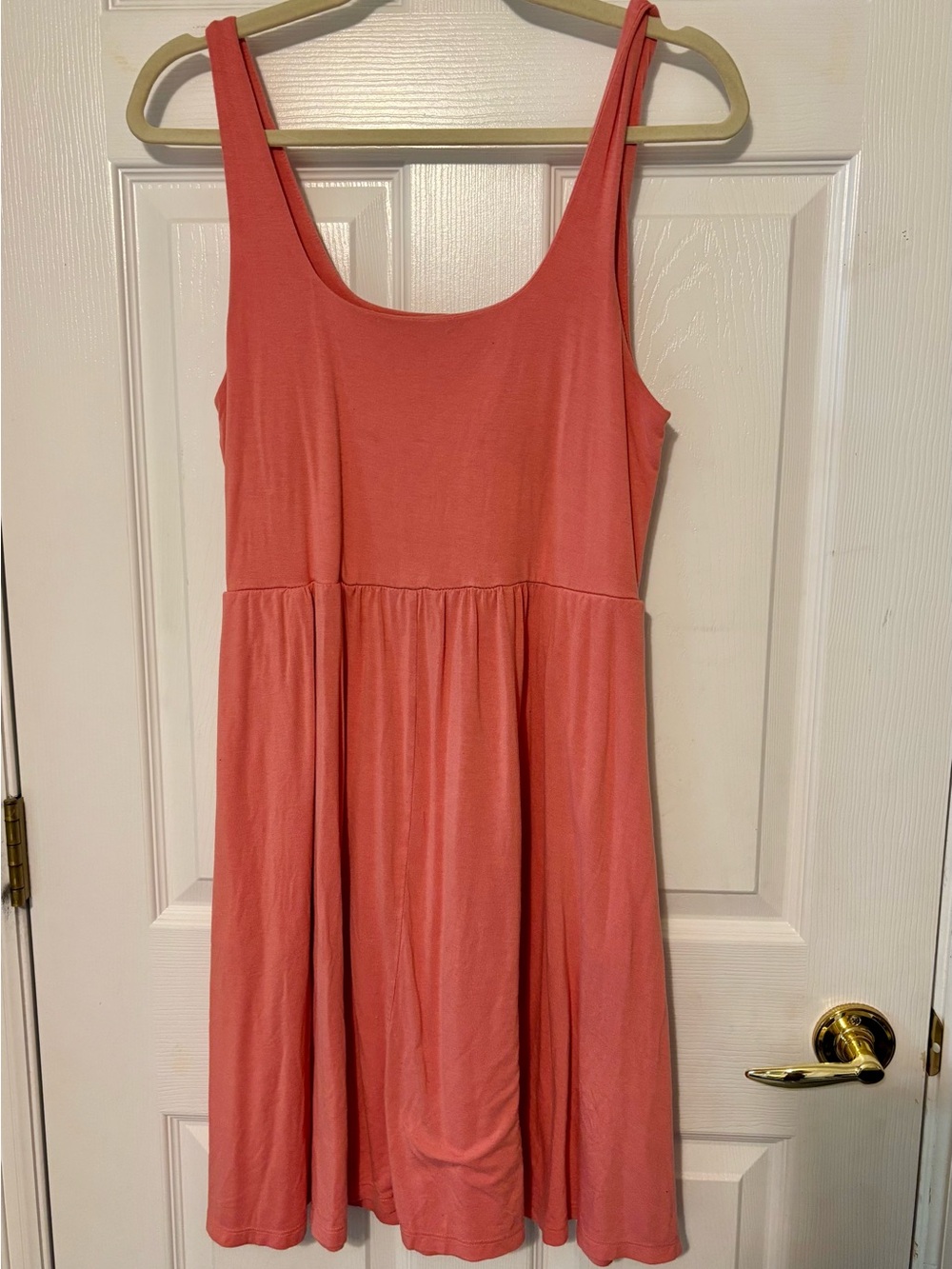 Sleeveless Coral Swing Dress - a new day